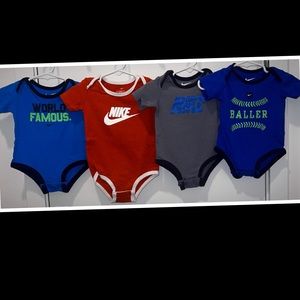 •Nike Baby Boy 3-6m Onesies🏀EUC🏀